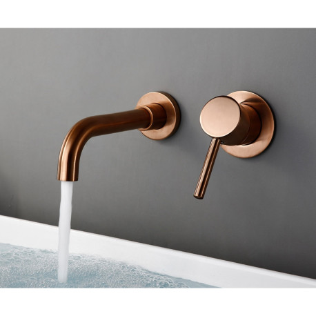 Baterie chiuveta baie, Blackswan, Tip M209, model rose gold, dimensiune 20 cm