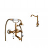 Set baterie cada si chiuveta, Blackswan, Tip M40.3, model bronz antichizat, dimensiune 20 cm