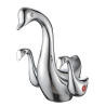Baterie chiuveta baie, Blackswan, Tip M262 Lebada, model crom, dimensiune 19 cm