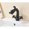 Baterie chiuveta baie, Blackswan, Tip M265 Dragon, model negru scurt, dimensiune 20 cm