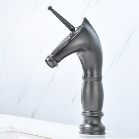 Baterie chiuveta baie, Blackswan, Tip M276 Unicorn, model gri mediu, dimensiune 27.2 cm