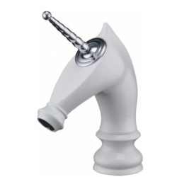 Baterie chiuveta baie, Blackswan, Tip M279 Unicorn, model alb/ crom scurt, dimensiune 20 cm