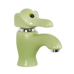 Baterie chiuveta baie, Blackswan, Tip M289 Elefant, model verde, dimensiune 16 cm
