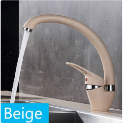 Baterie chiuveta bucatarie, Blackswan, Tip M266, model bej cu puncte, dimensiune 30 cm