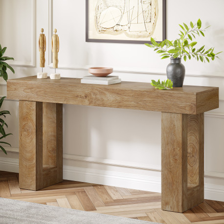 Masa Living/Hol, Blackswan Design Countryside M5, lemn maro deschis, 160x35x85 cm