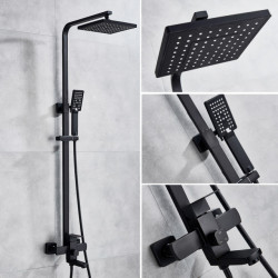 Baterie dus, Blackswan, Tip M73.3, model negru mat, dimensiune 20 cm