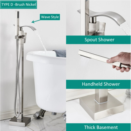 Baterie cada Free standing, Blackswan, Tip M5.2, model nichel, dimensiune 98 cm