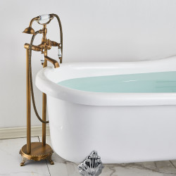 Baterie cada Free standing, Blackswan, Tip M40.1 ceramica, model bronz antichizat, dimensiune 100 cm
