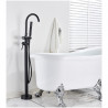 Baterie cada Free standing, Blackswan, Tip M50, model negru mat, dimensiune 117 cm