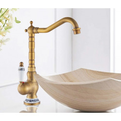 Baterie chiuveta baie, Blackswan, Tip M40, model bronz antichizat, dimensiune 31 cm