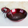 Set lavoar si baterie, Blackswan, Tip M87,model burgundy, dimensiune 41.5 cm