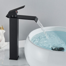 Baterie chiuveta baie, Blackswan, Tip M114, model negru mat, dimensiune 30.6 cm