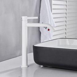 Baterie chiuveta baie, Blackswan, Tip M142, model alb, dimensiune 30.7 cm