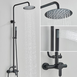 Coloana dus, Blackswan, Tip M176, model negru ajustabil, dimensiune 125 cm